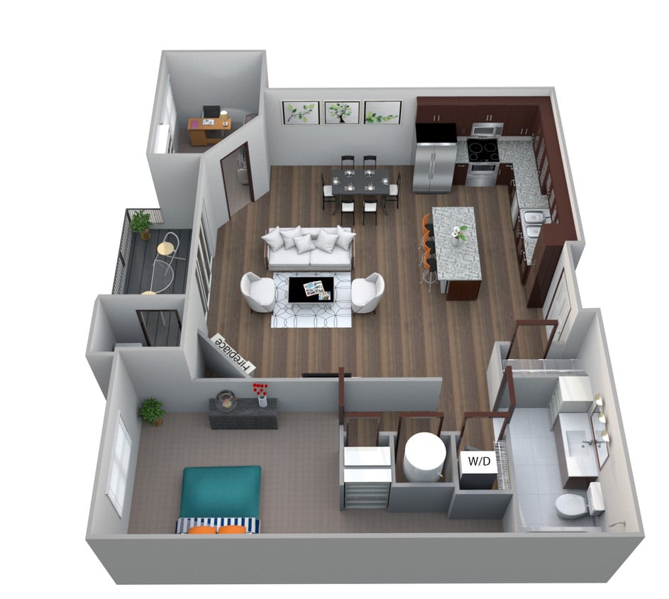 Floor Plan - Knolls with Den