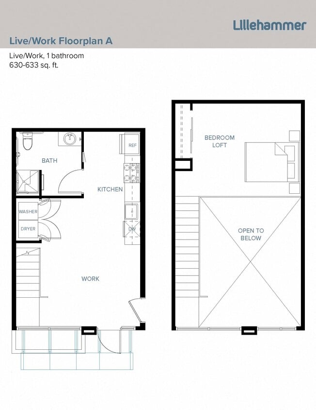 Floor Plan - Live/Work A