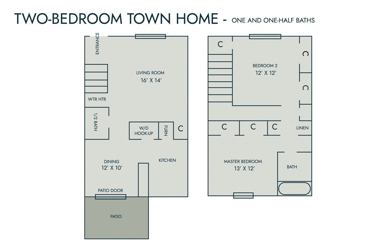 Floor Plan - Two Bedroom