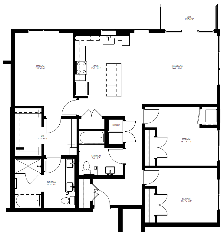 Floor Plan - D1 - Penthouse