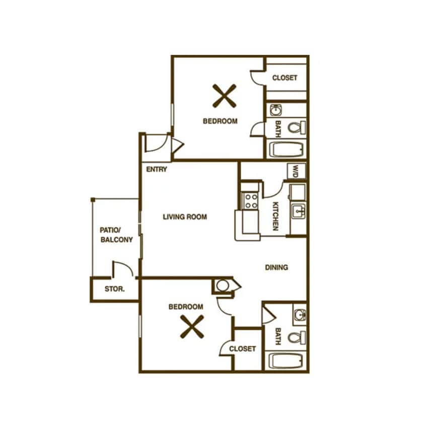 Floor Plan - 2aR