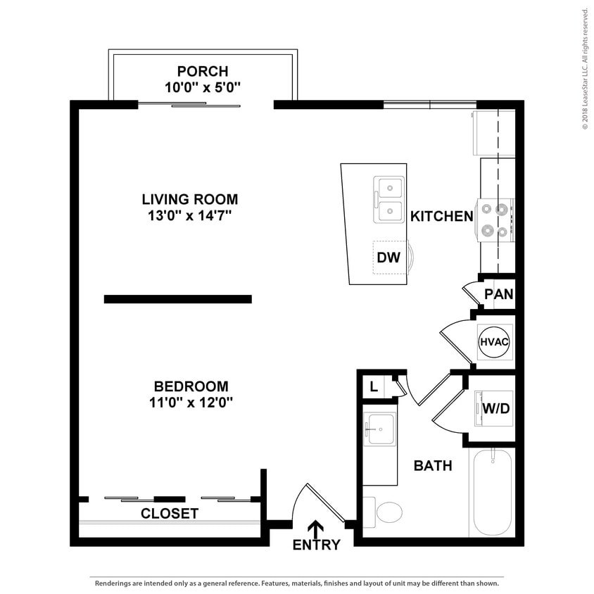 Floor Plan - Studio-S1