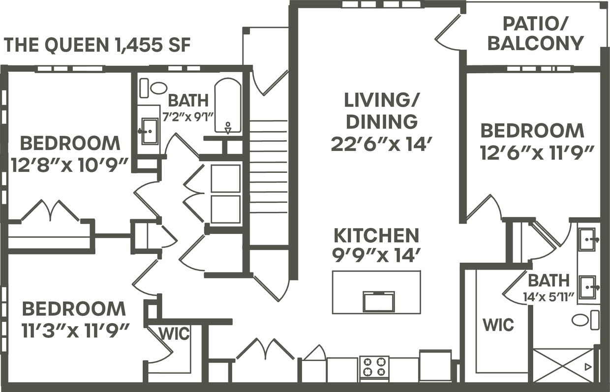 Floor Plan - The Queen