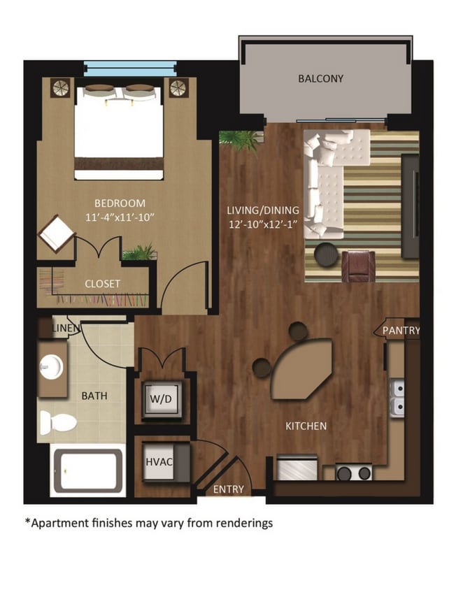 A3 684 sqft - A3-R