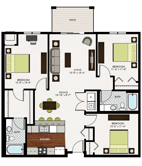 Floor Plan - The Shamrock