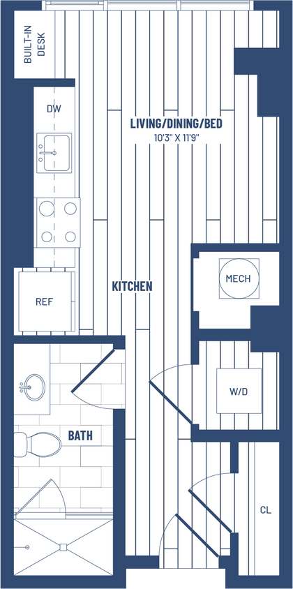 Floor Plan - Studio-H-210