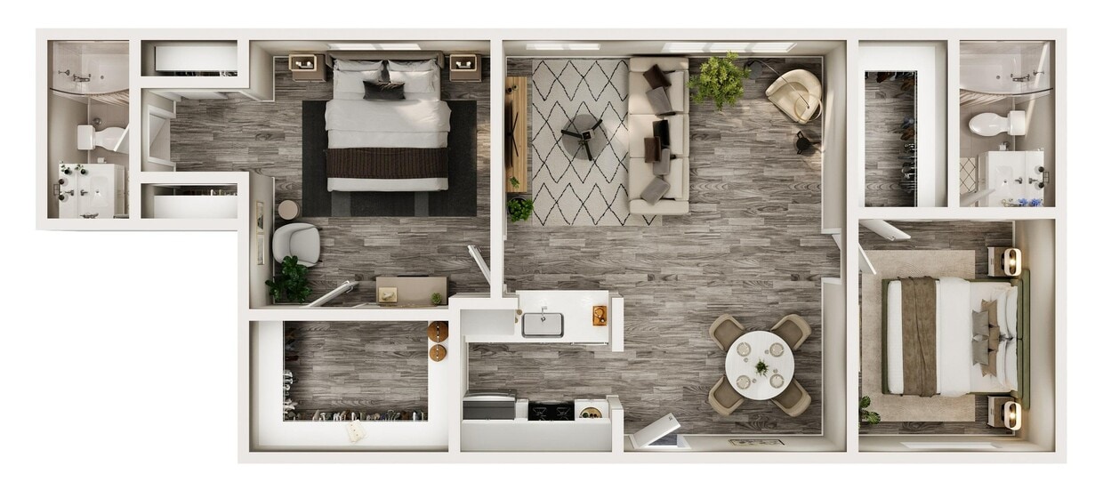 2BR/2BA-Reno - 2BR/2BA - B