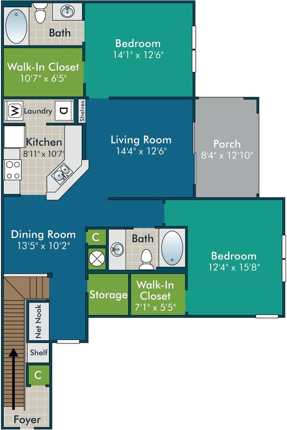 Floor Plan - Lowell II