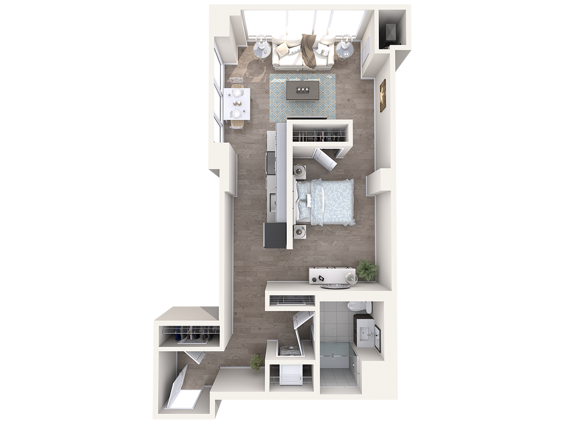 Floor Plan - Watermark B1-L1.6