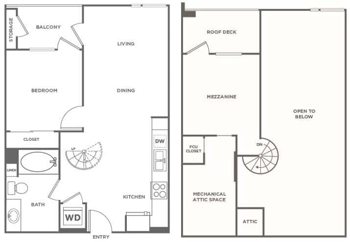 Floor Plan - A7 Loft