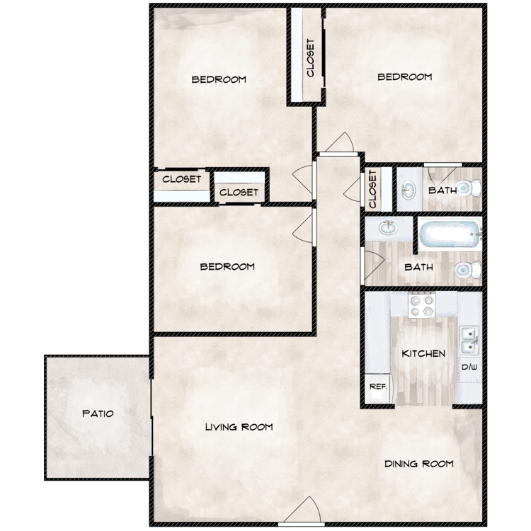 Floor Plan - The Davidson