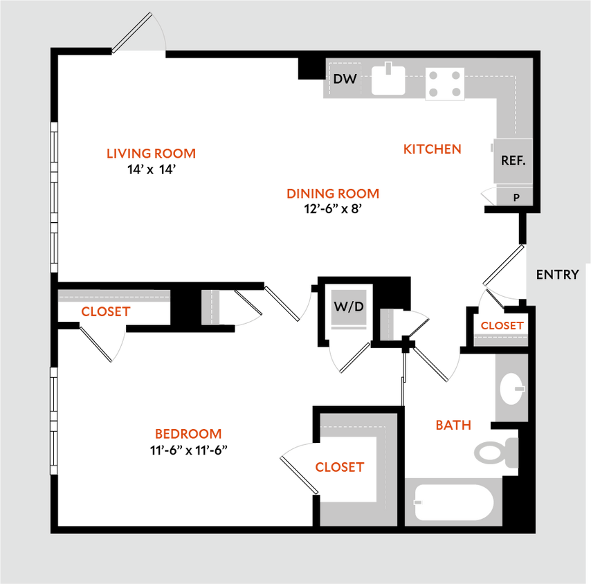Floor Plan - Plan 1A