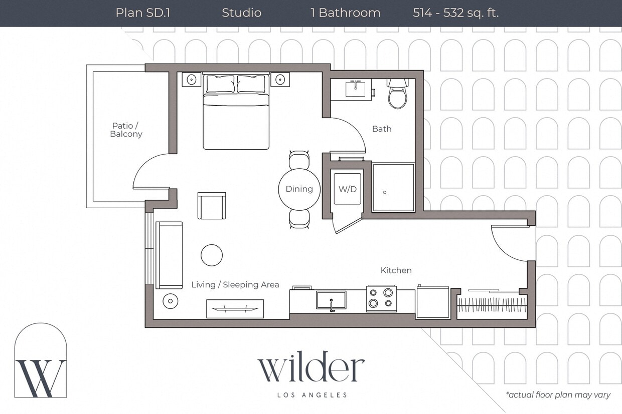 Floor Plan - Studio D