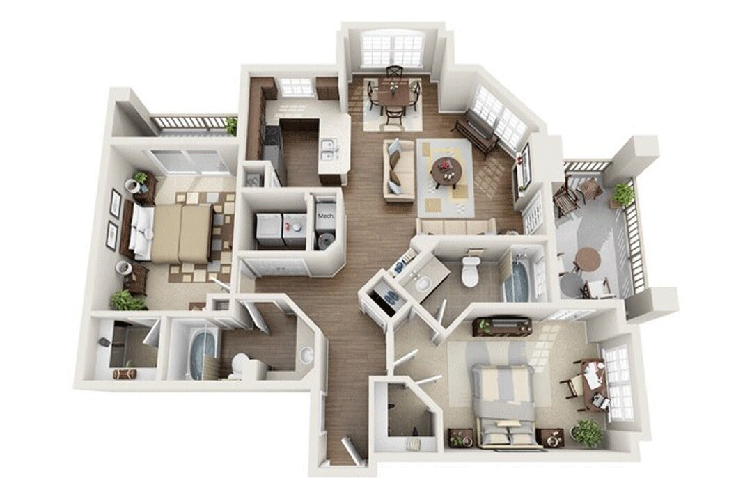 Floor Plan - Residence 6 Luxury
