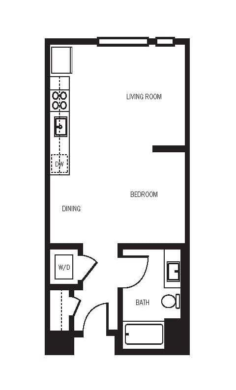 Floor Plan - Studio A1.1