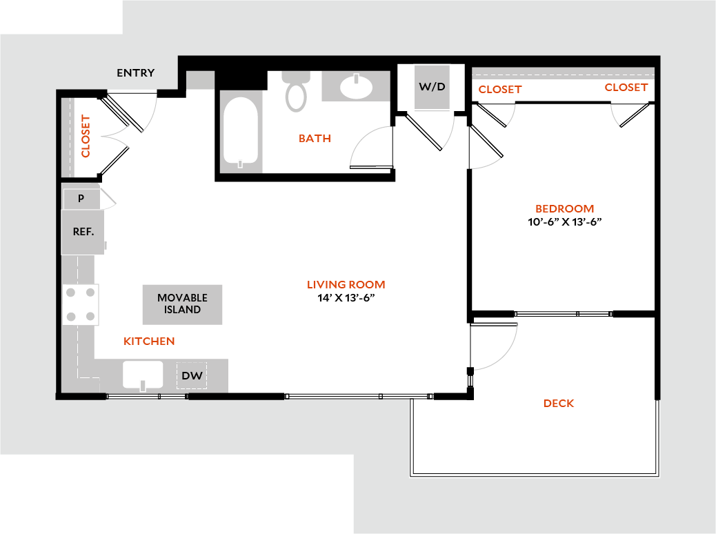Floor Plan - Plan 1K