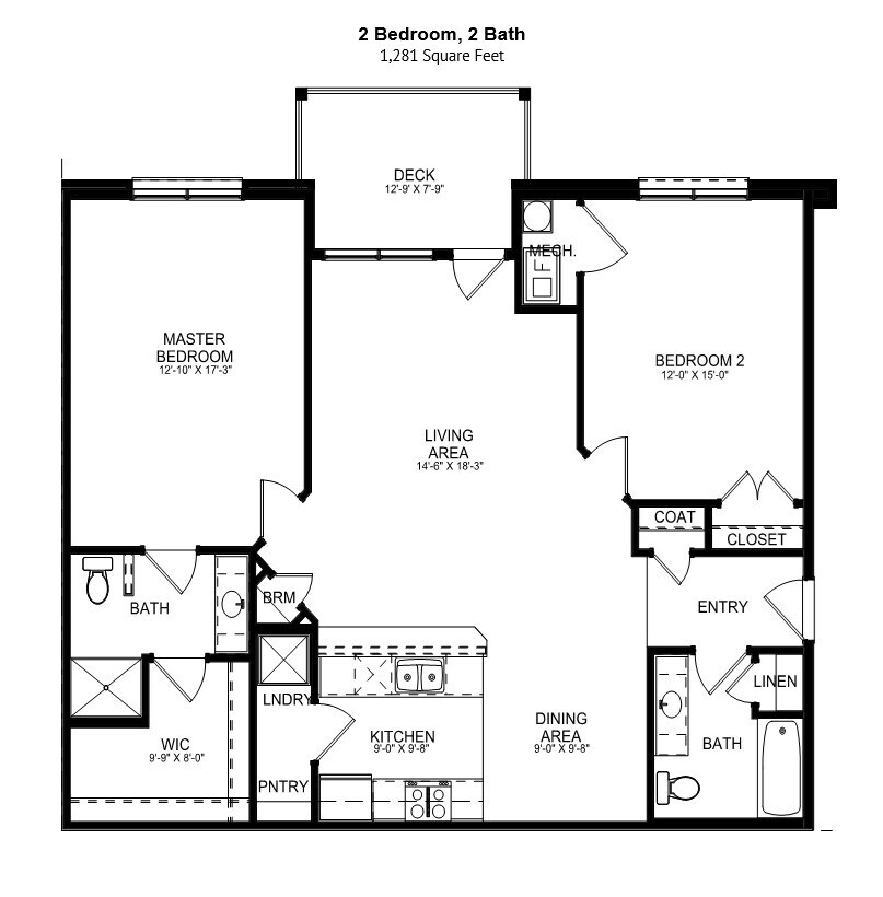 Floor Plan - Willow 2B