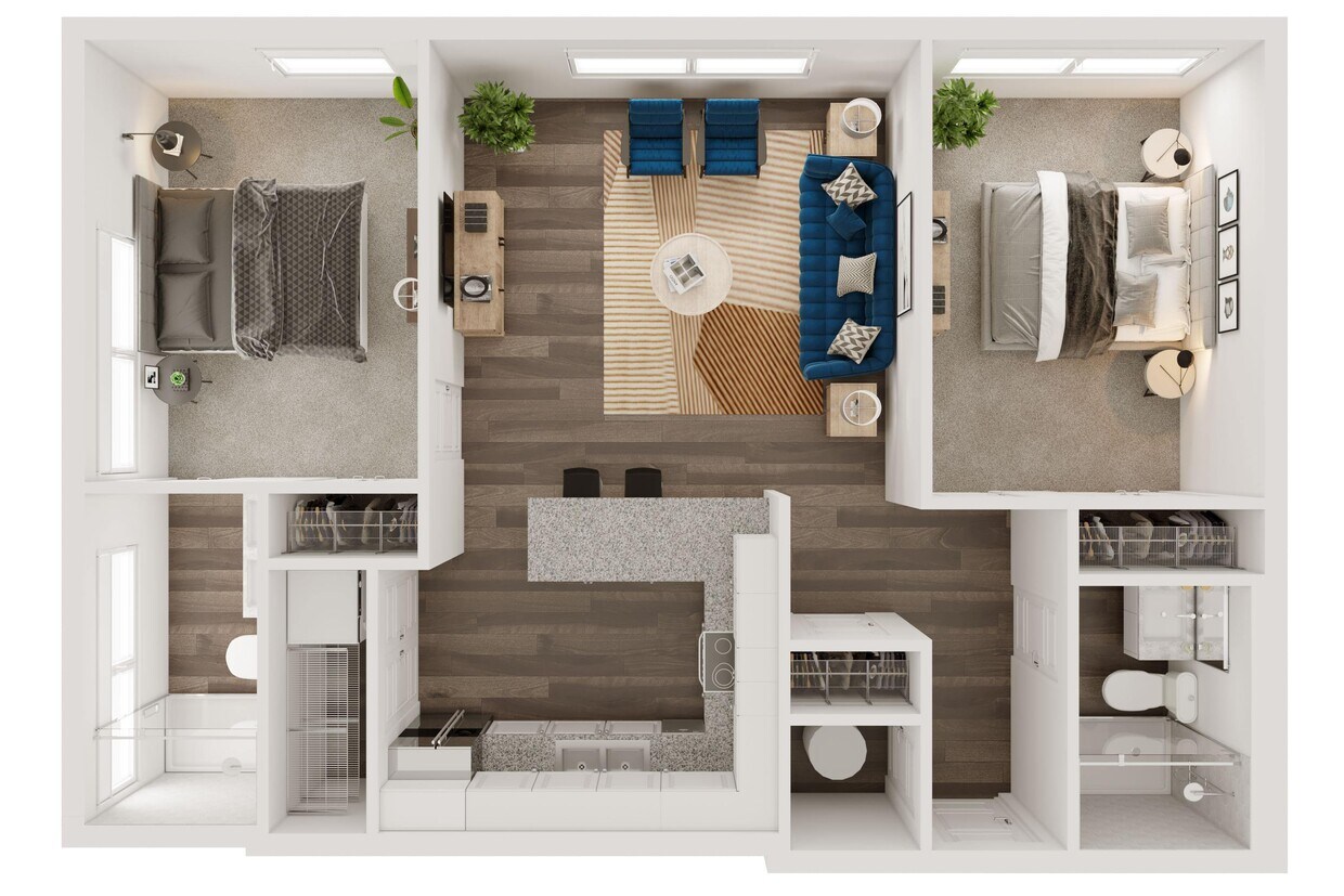 Floor Plan - B4 - SECOND AVE