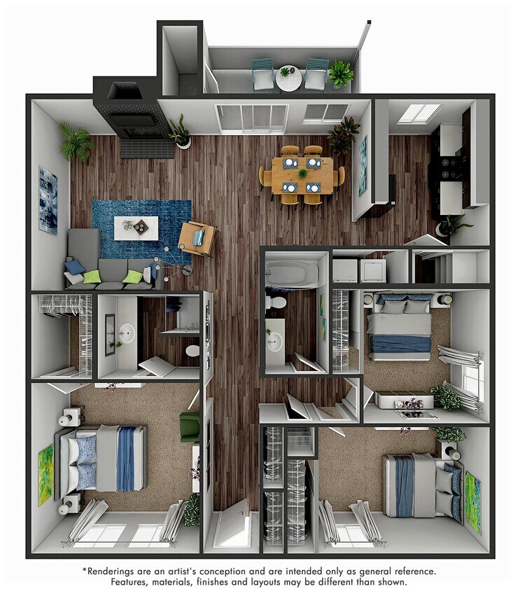 Floor Plan - ALADDIN NEWLY RENOVATED