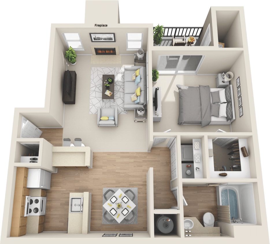 Floor Plan - The Davenport