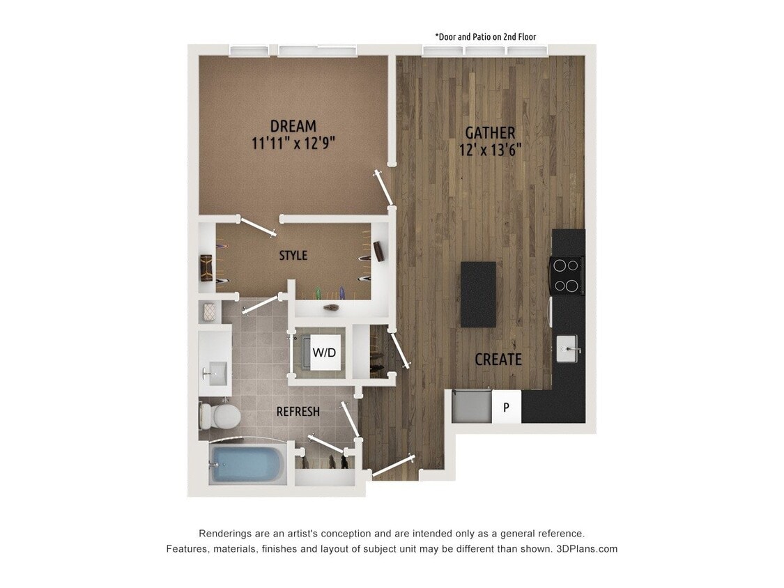 Floor Plan - A1.12 -Affordable WDU 80 AMI