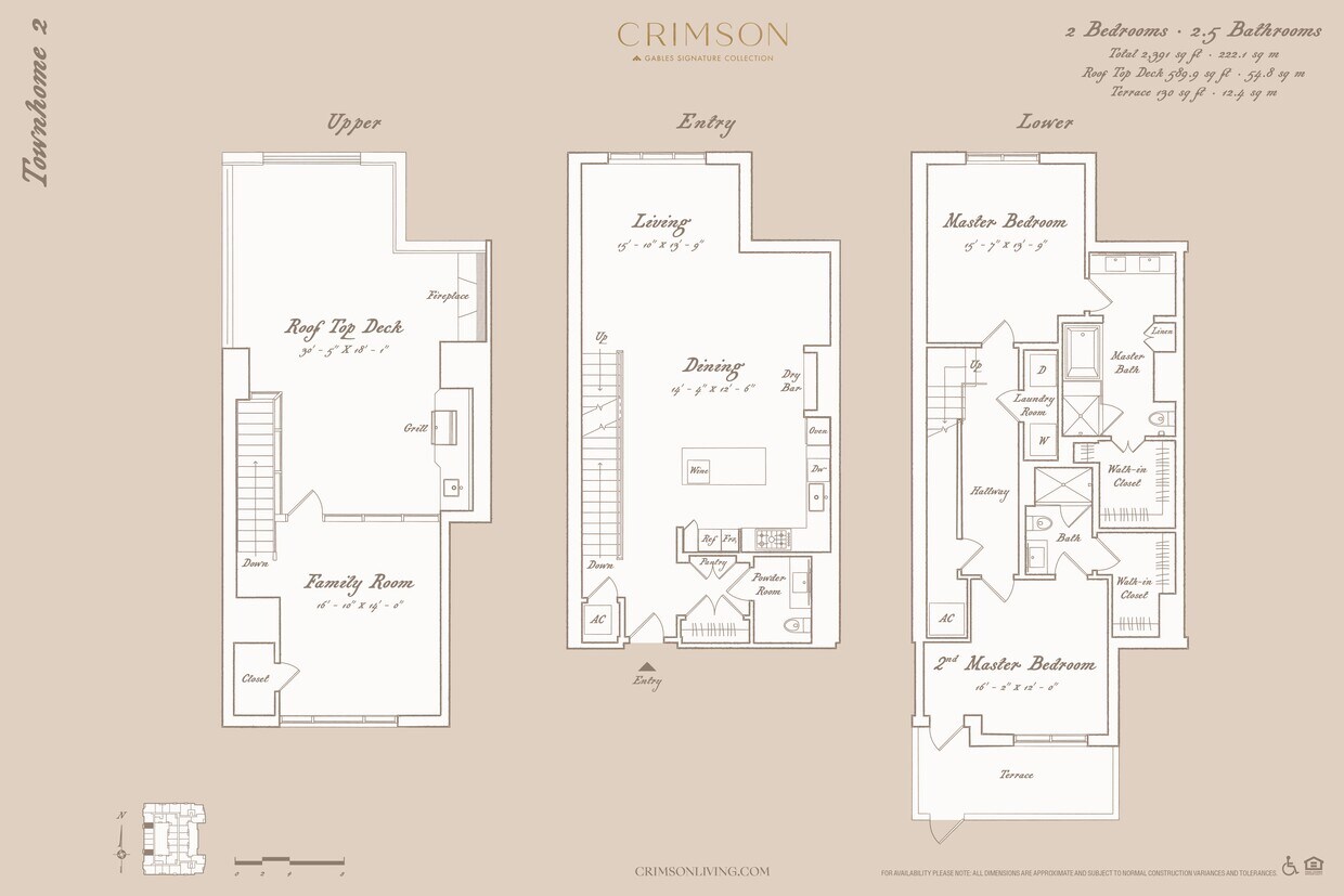 Floor Plan - Townhome 2 with study