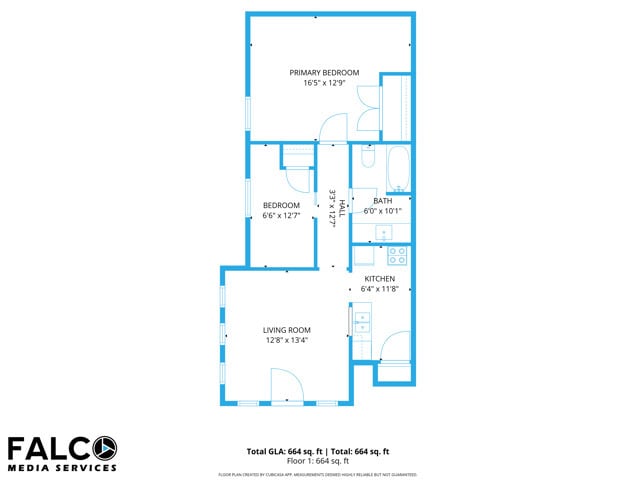 Floor Plan - 2 Bed