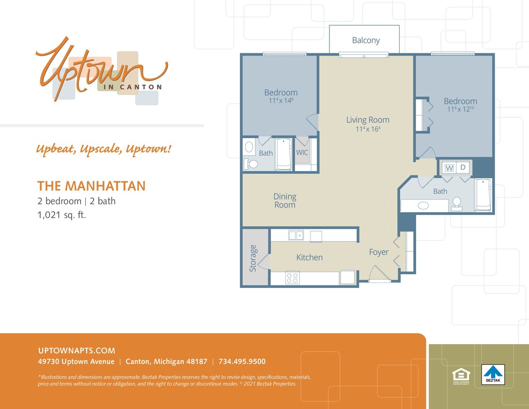 Floor Plan - The Manhattan