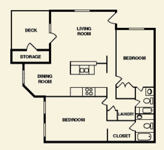 The Martello - Two Bedroom - Upgraded