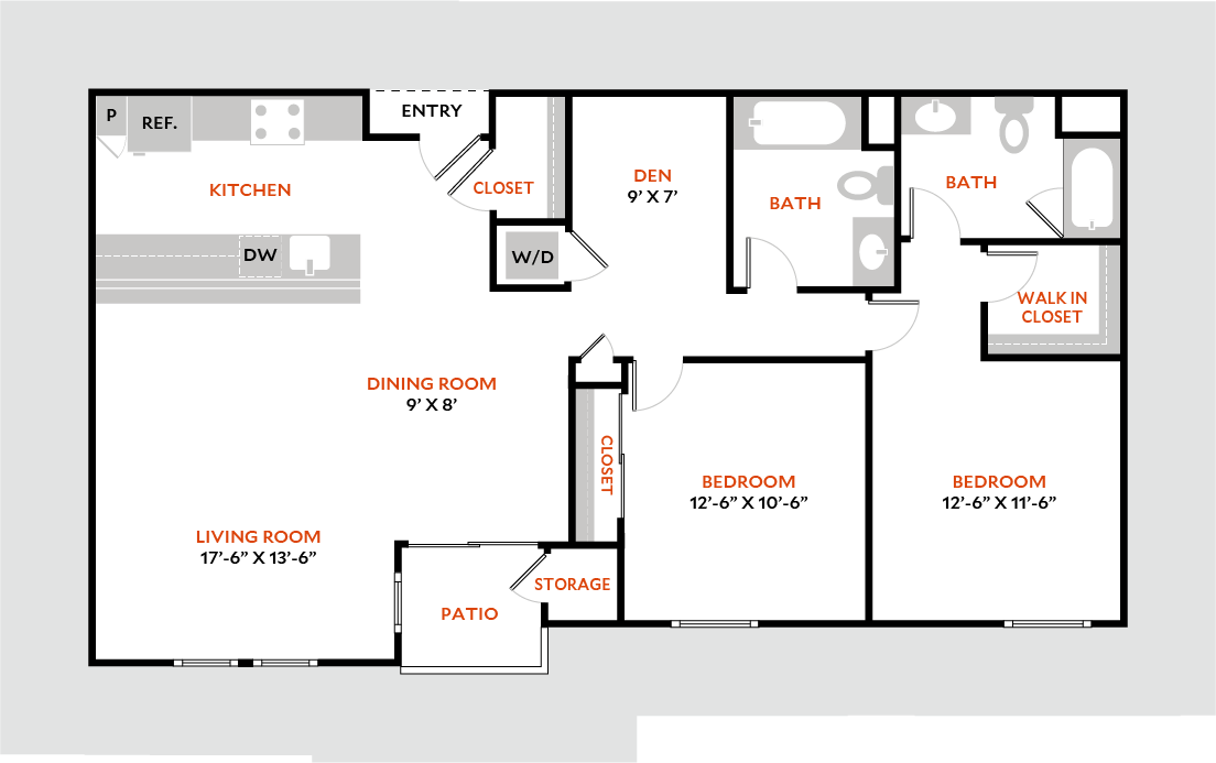 Floor Plan - Plan 2E