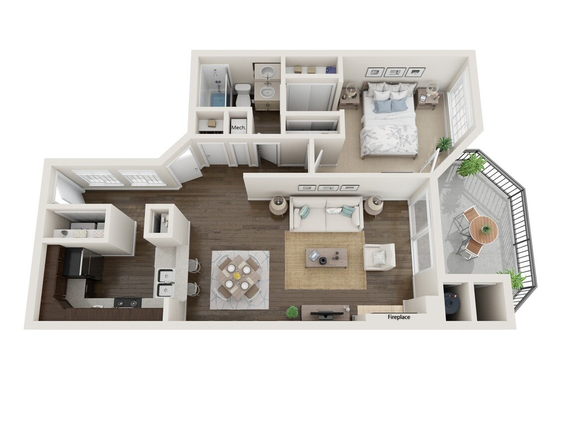 Floor Plan - Residence 1 Upgraded