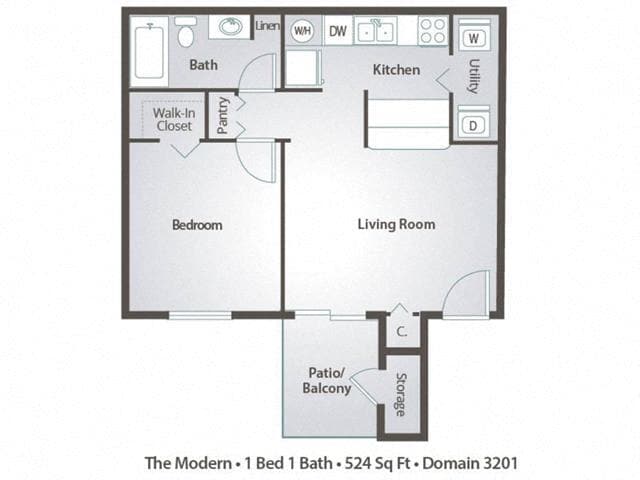 Floor Plan - The Modern
