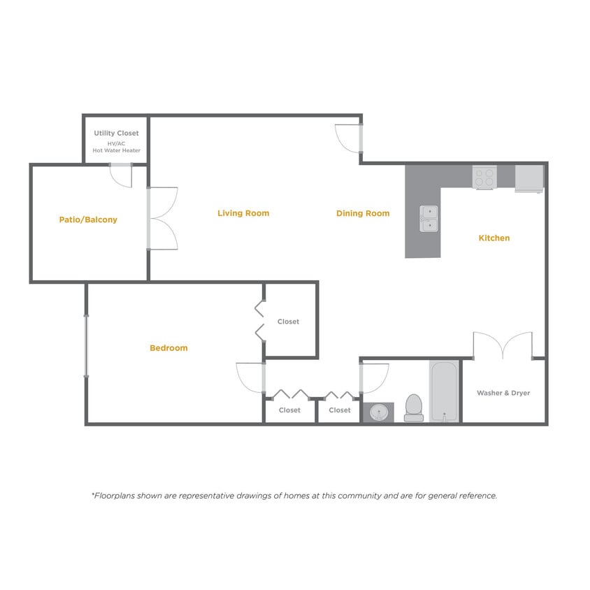 Floor Plan - The Auburn