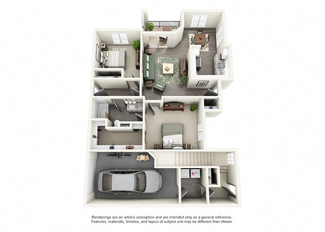 Floor Plan - Hickory D1