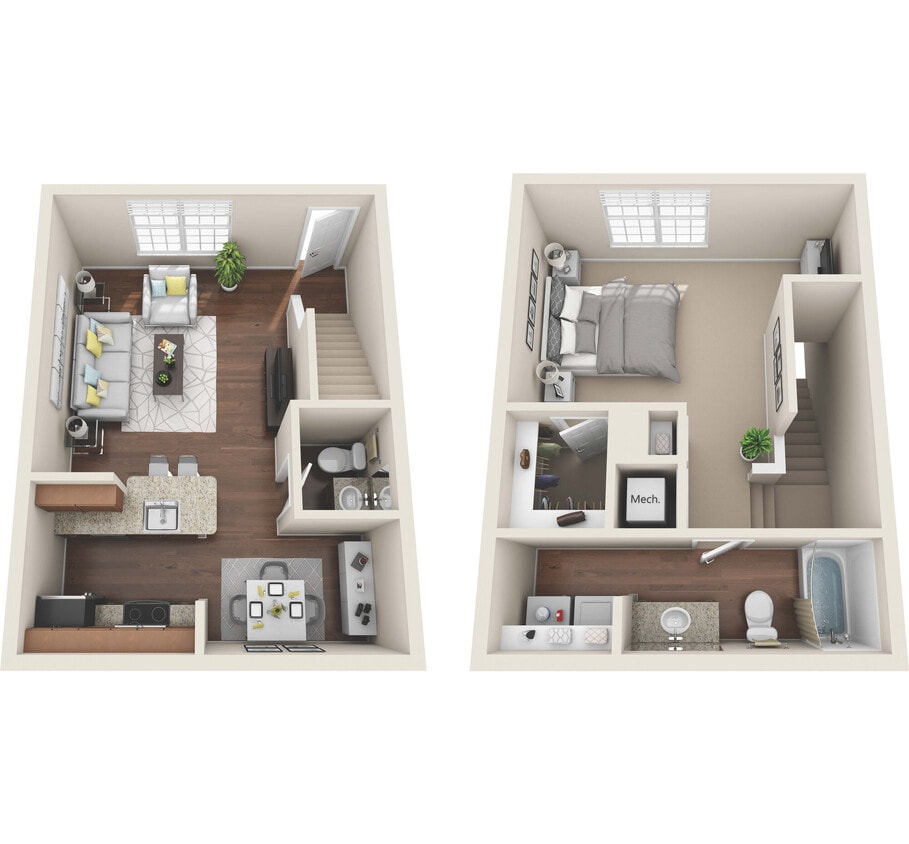 Floor Plan - 1BTH (building 11)