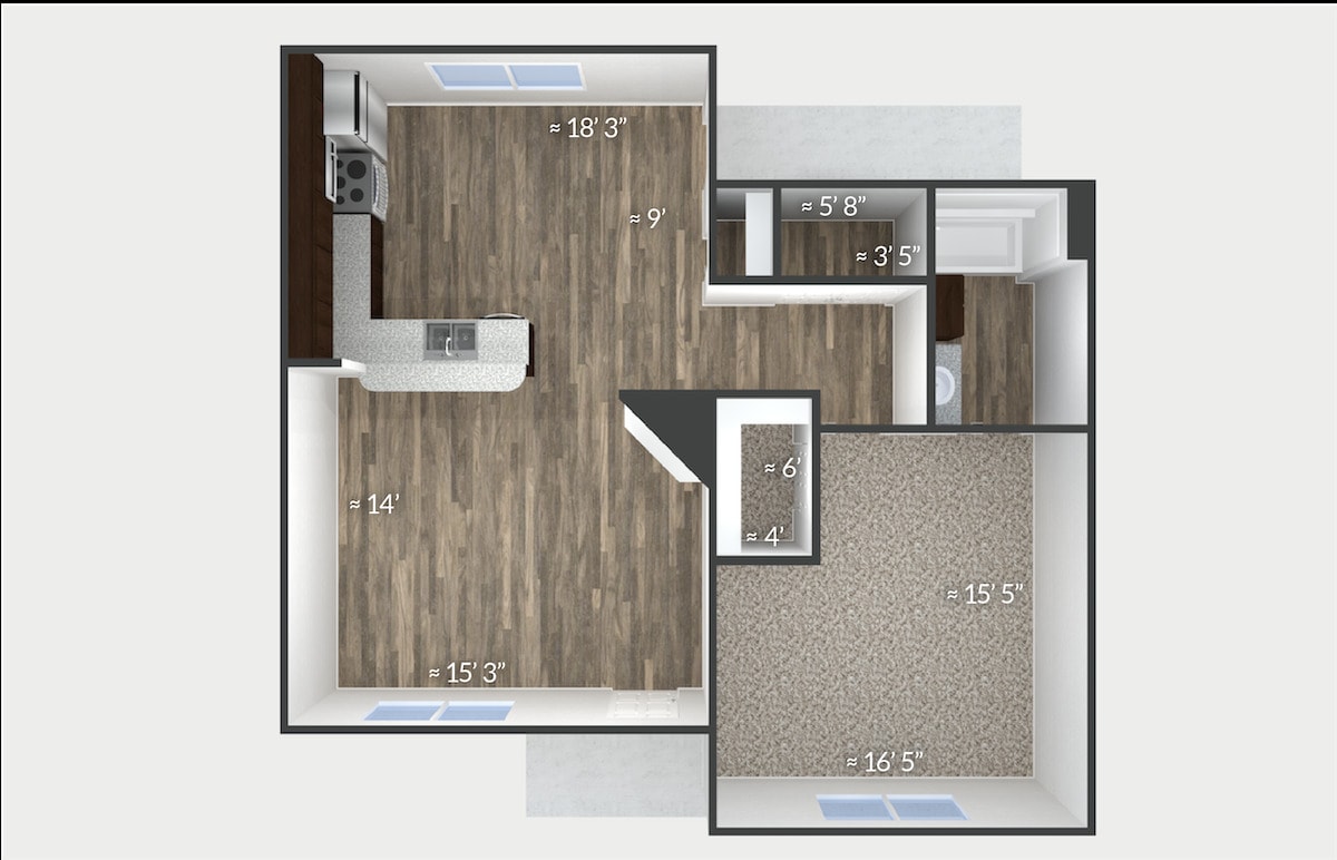 Floor Plan - The Barcelona
