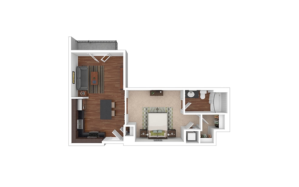 Floor Plan - A2 - The Belle Meade