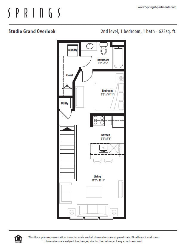 Floor Plan - Studio Grand Overlook