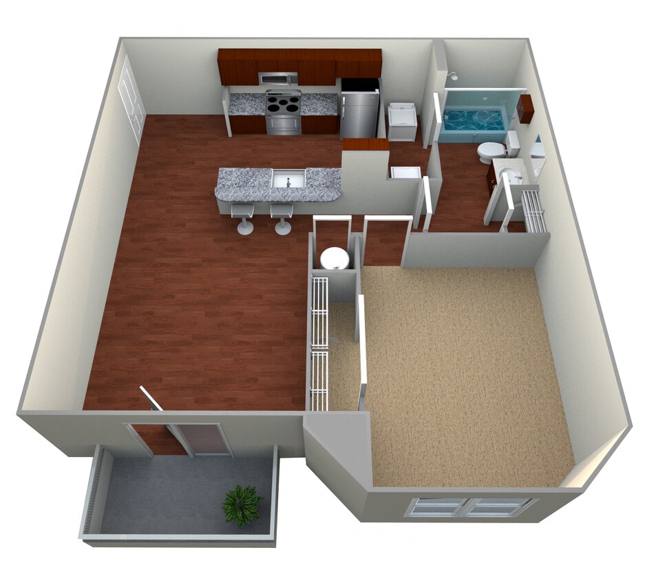 Floor Plan - Town Square I-C