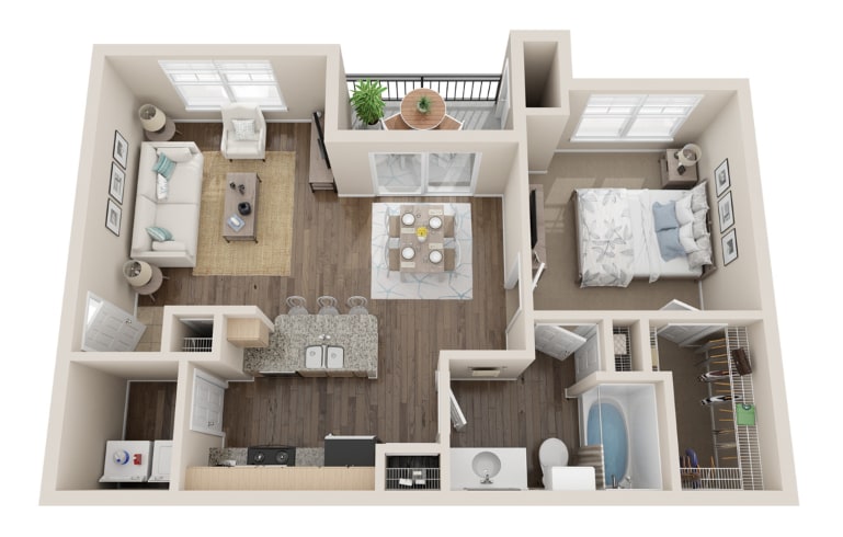 A1 floor plan Mirabella - A1