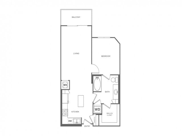 One Bedroom One Bath (746 SF) - One Bedroom One Bath (746 SF)