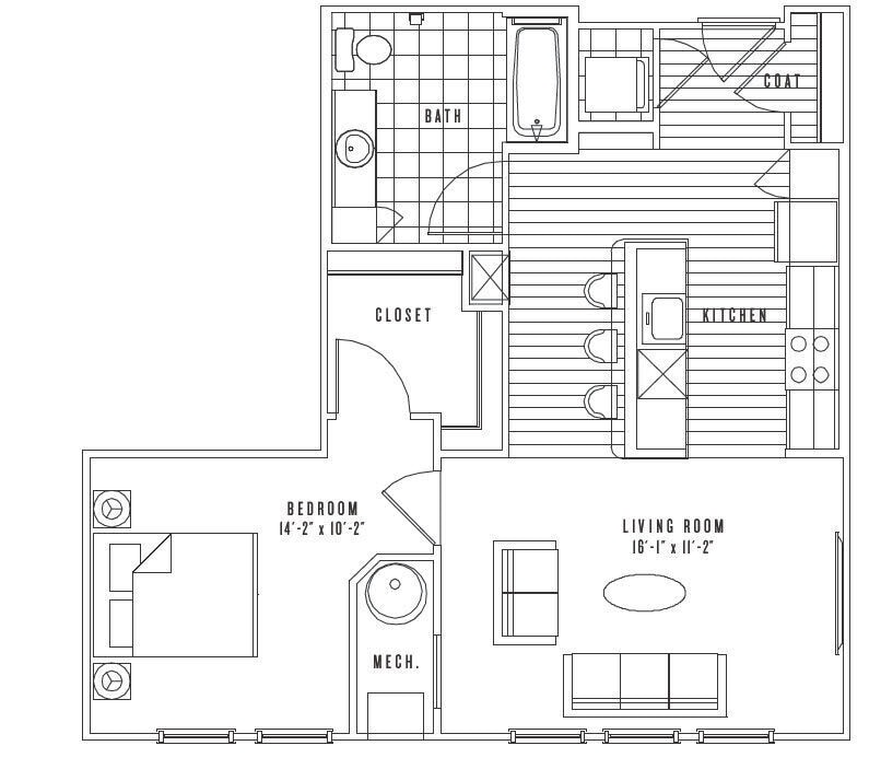 A6 floor plan New Village at Patchogue - A6