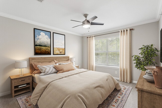 Cozy Bedroom - Stoneridge Farms Apartments