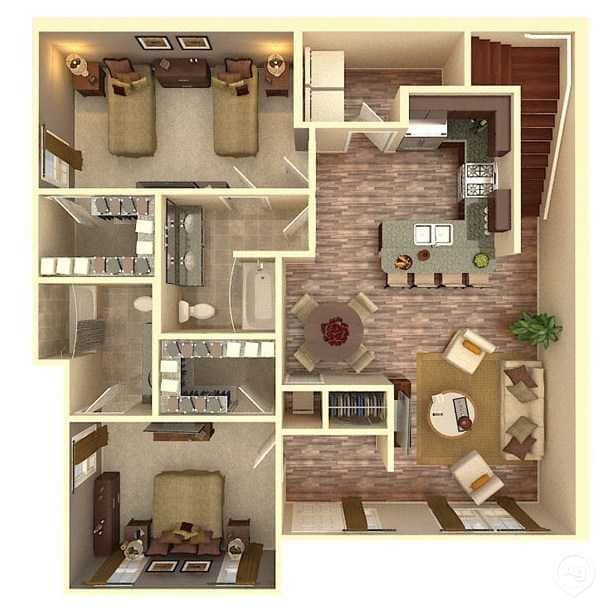 Floor Plan - The Oak
