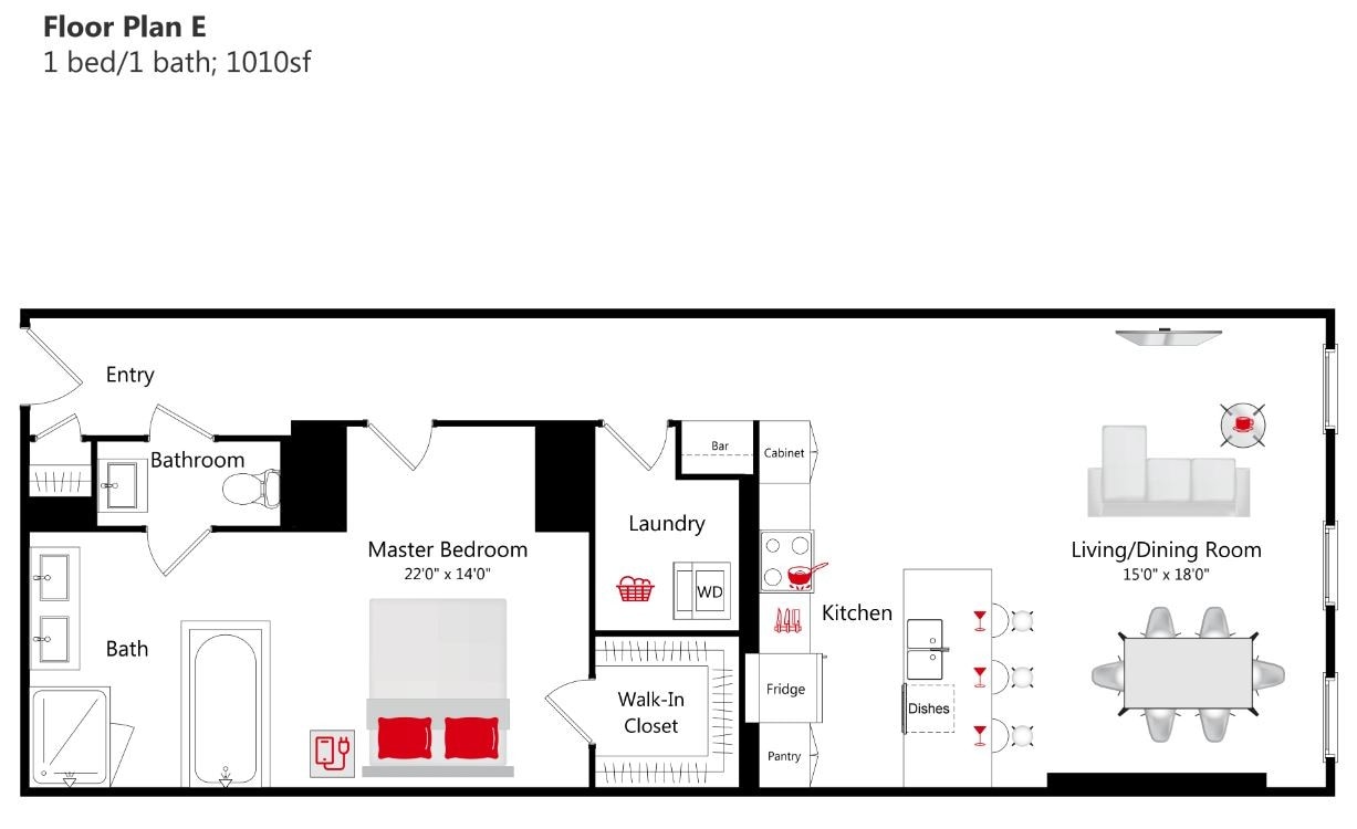 Floor Plan - Luxury Suite E