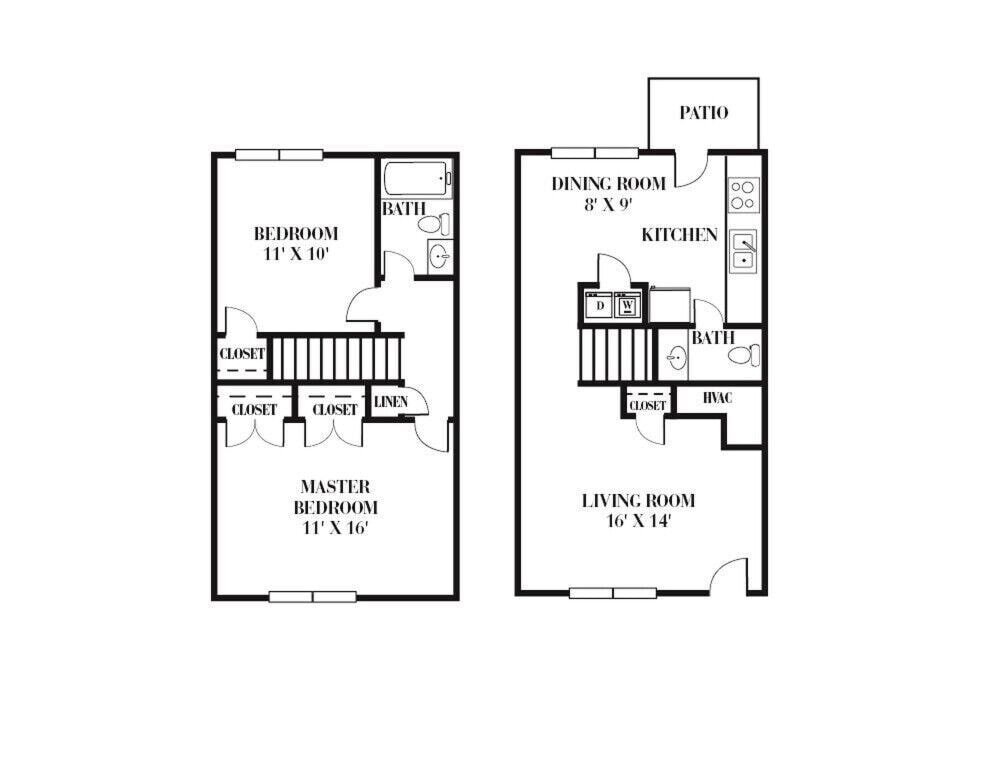 Floor Plan - B2 Townhome
