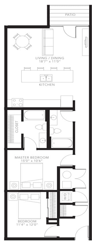 Floor Plan - 2BR-C6