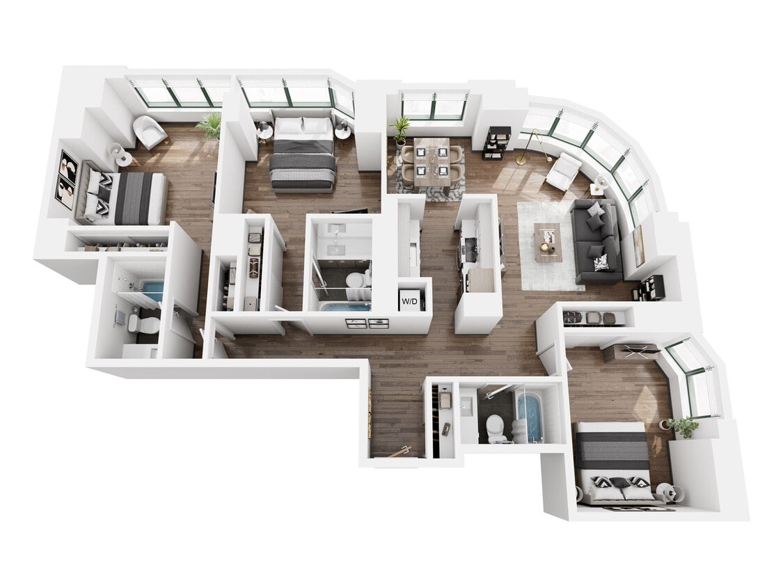 Floor Plan - Three Bedroom