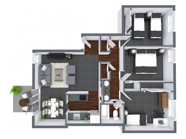Floorplan - Three Bedroom - G Plan