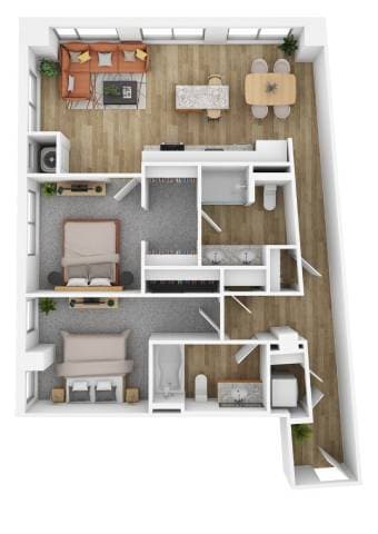 Floor Plan - Oasis (BLDG II)